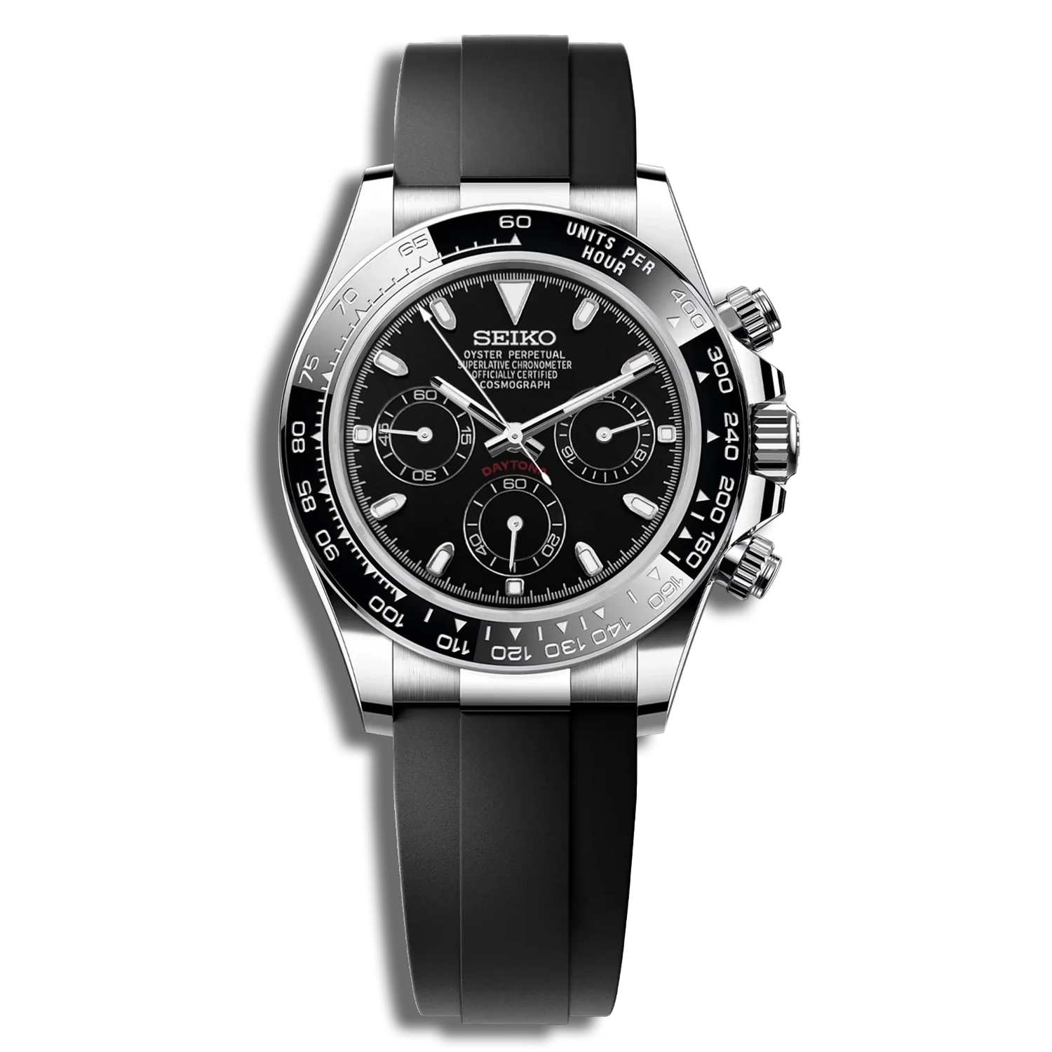 Seiko Mod Daytona — Bracelet Oysterflex