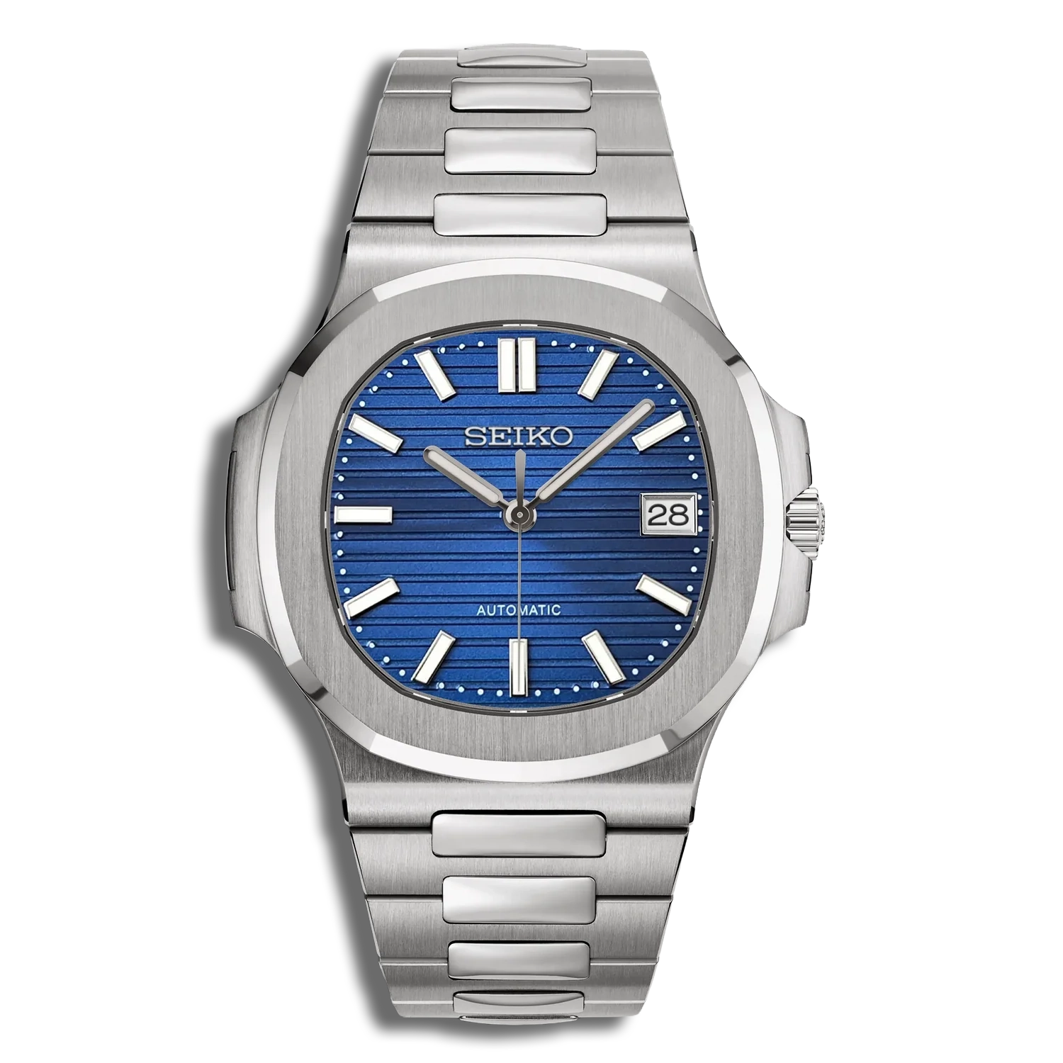 Seiko Mod Nautilus — Boîtier Acier